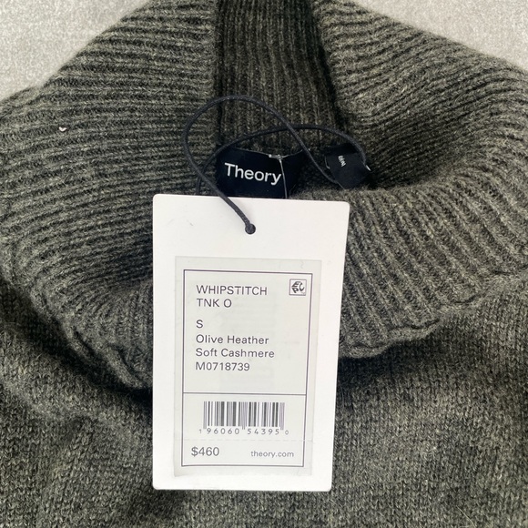 New THEORY 100% Cashmere Whipstitch Turtleneck Sweater size S - Picture 7 of 10